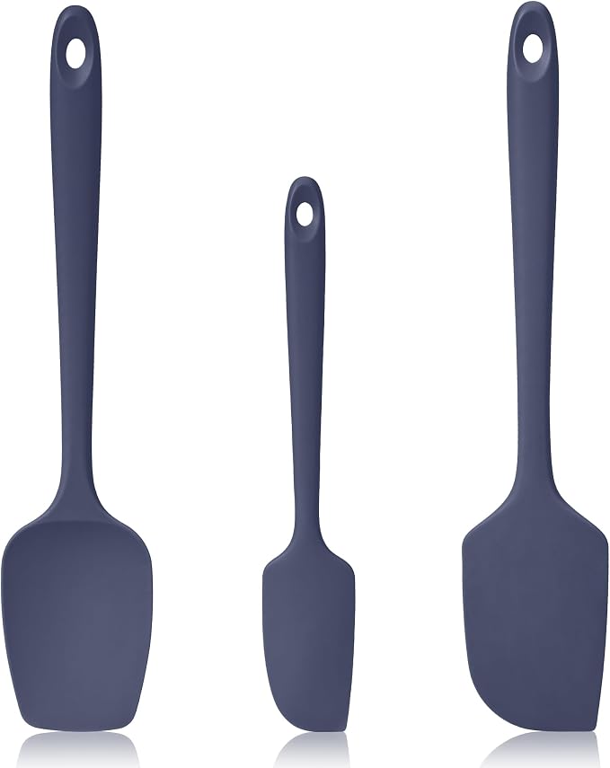 600ºF Heat Resistant Spatulas, High Heat Food Safe Semless Kitchen Silicone by Lilybeam