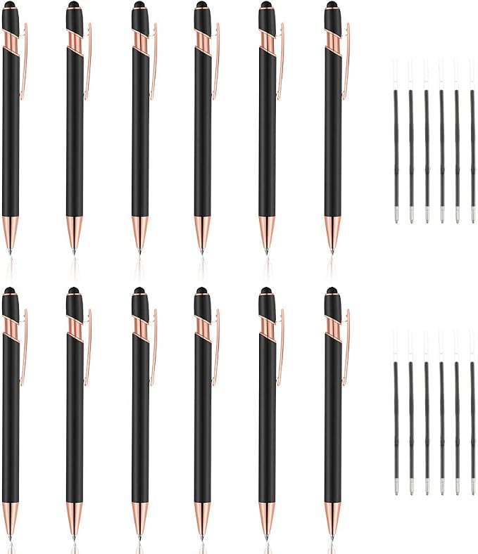 12 PCS 2 in 1 Stylus Ballpoint Pen - Image 9