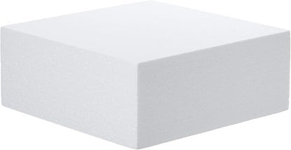 Crafare Craft Foam Blocks 10X10X4 Inch Polystyrene Squares Foam Block by Crafare