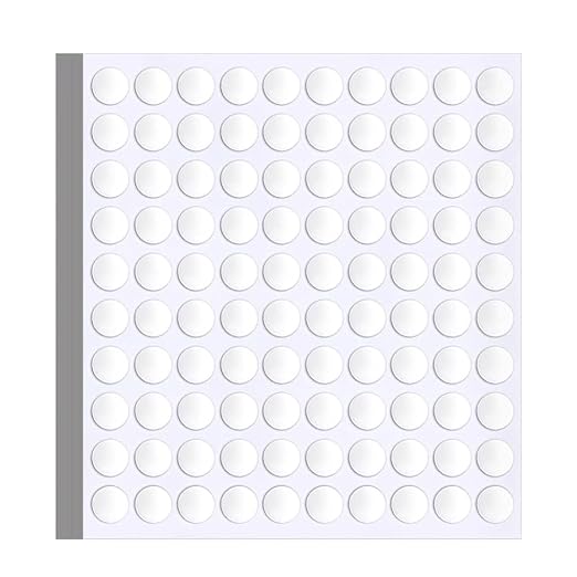 1000 Pcs False Tip Double Sided Adhesive Dots, 8mm/0.31" Pre-Cut Removable by Unknown