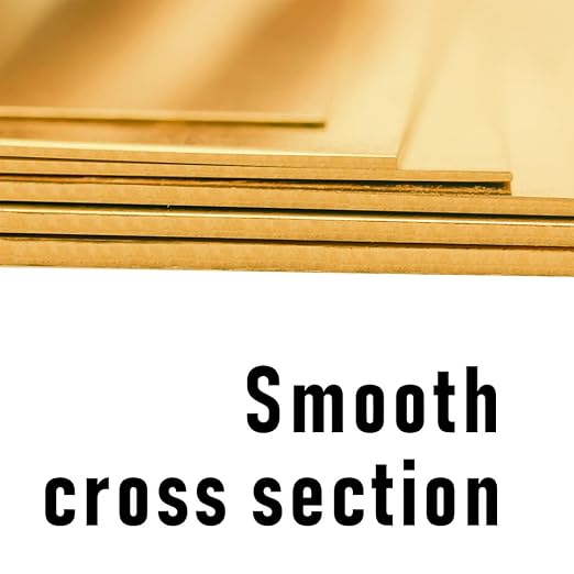 12 Gauge Brass Sheet，H62 Brass Plates Metal 0.079" Thickness x 5.9" Width x - Image 5