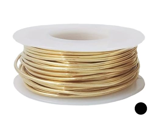 18 Gauge, Jeweler's Brass Wire, Round Dead Soft CDA #230 Alloy Jewelry Grade - by CRAFTWIRE