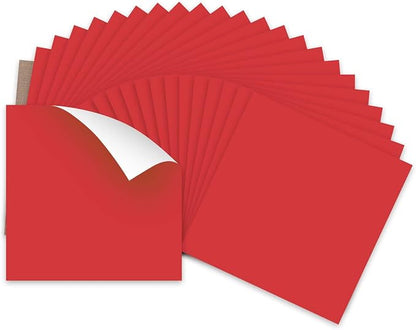 HTVRONT Red HTV Heat Transfer Vinyl Bundle: 24 Pack 12"x12" Iron on Vinyl Sheets by HTVRONT