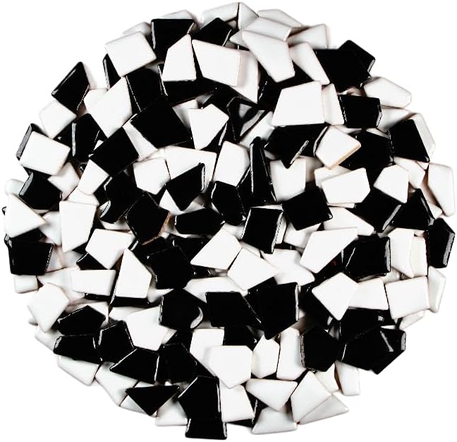 Ceramic Mosaic Tiles for Crafts & Art Projects 200 Grams Vibrant Colors Pieces by VerzATile