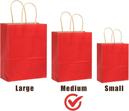 qiqee 32-Packs Wine Paper Gift Bags - Image 2