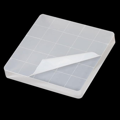 PATIKIL 2" x 2" Acrylic Stamp Block, 2 Pack Clear Stamping Block - Image 5