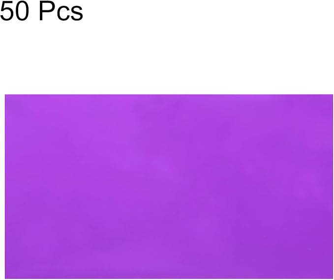 MECCANIXITY 50 Sheets Heat Reactive Foil, 20x29cm Purple Foil Transfer Sheets - Image 3