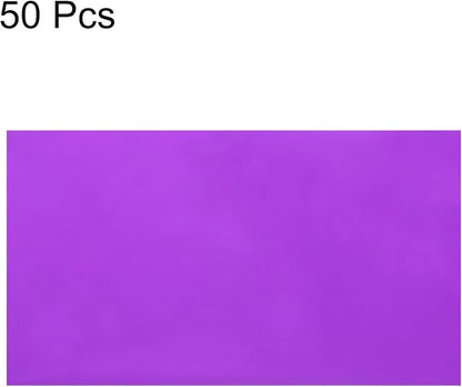 MECCANIXITY 50 Sheets Heat Reactive Foil, 20x29cm Purple Foil Transfer Sheets - Image 3