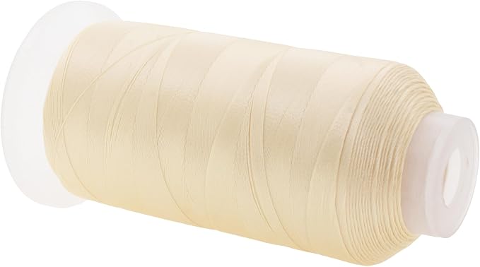 Mandala Crafts Ivory Heavy Duty Thread -1500 Yds Tex 70 Thread - Image 2