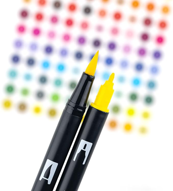 Tombow Dual Brush Marker 10-Piece Set: Primary - Image 6