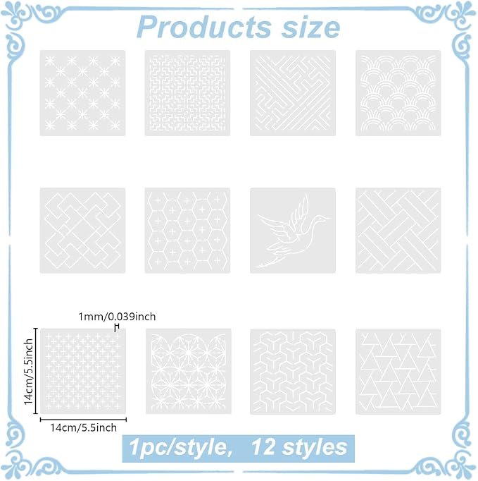 FREEBLOSS Embroidery Stencils - Image 3