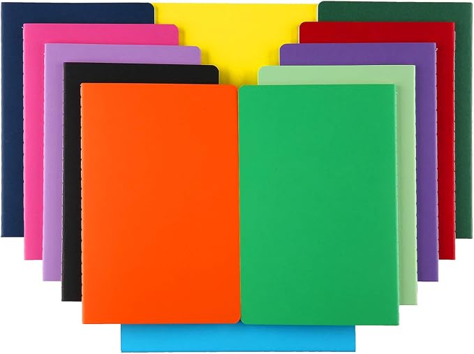 Large Colorful Notebook Journals Bulk, College Ruled, Lined Paper, 8.5x11 inch by XYark
