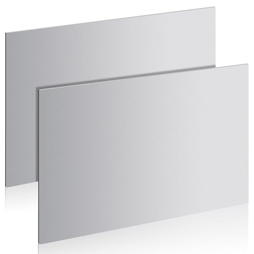 2 Pcs 18 Gauge Steel Sheets Metal Cold Rolled Steel Plate, Industrial, by WENHUALI