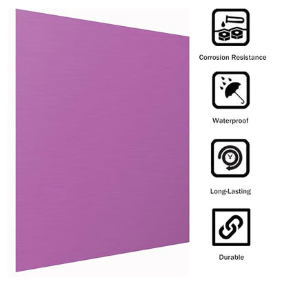 Anodized Aluminum Sheet Metal 12 x 12 x 1/32 Inch Purple Metal Plates - Image 5