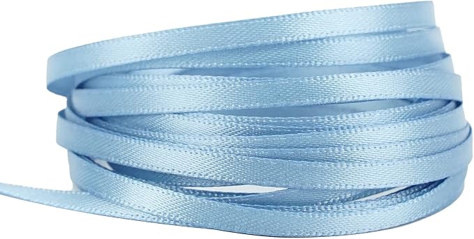HUIHUANG Solid Color Satin Ribbon 1/8 inch x 100 Yards Roll Ribbon Double Faced - Image 2