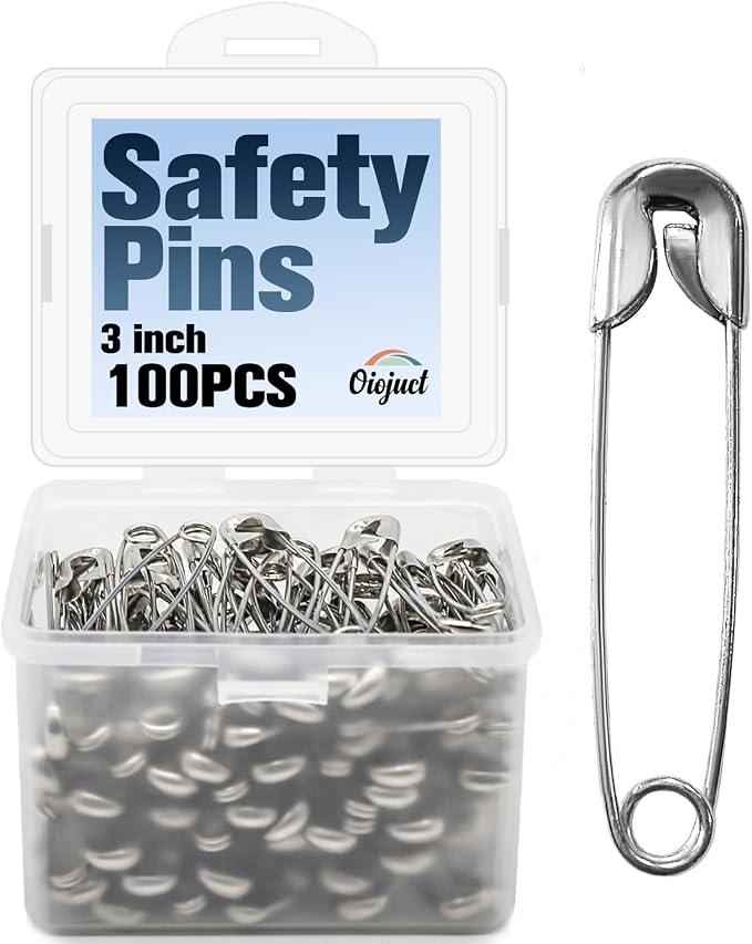 Large Safety Pins by Oiojuct