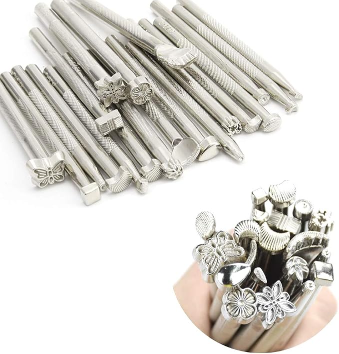 65PCS Leather Stamping Tool Leather Carving Working Saddle Making Tools DIY - Image 2