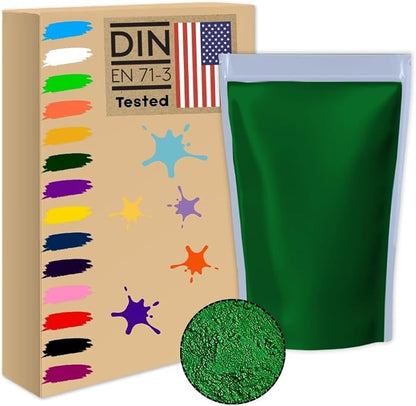 2.2lb/1kg green Holi color powder rangoli non toxic bulk organic washable by Unknown