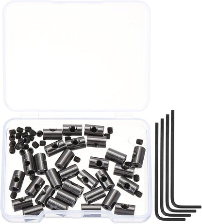 MECCANIXITY 30 Pcs Metal Locking Pin Backs, Locking Pin Keepers Locking Clasp by MECCANIXITY