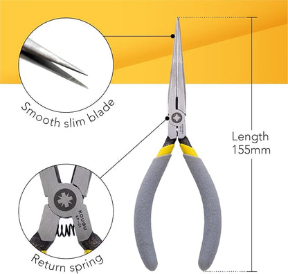 Super Precision Long Needle Nose Pliers - Image 4