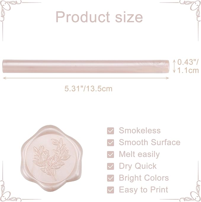 Yoption 15 Pieces Champagne Glue Gun Sealing Wax Sticks - Image 5