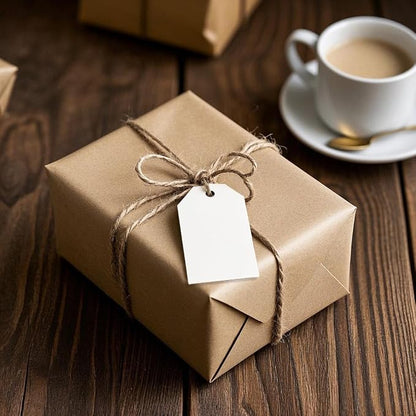 200 PCS Paper Gift Tags with Free 200 PCS Cotton Strings, Blank Hangtags - Image 5