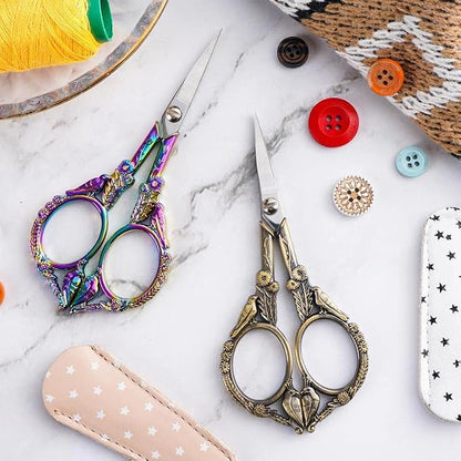 Small Embroidery Scissors with Cover -Cute and Comfortable handles with Sturdy - Image 8