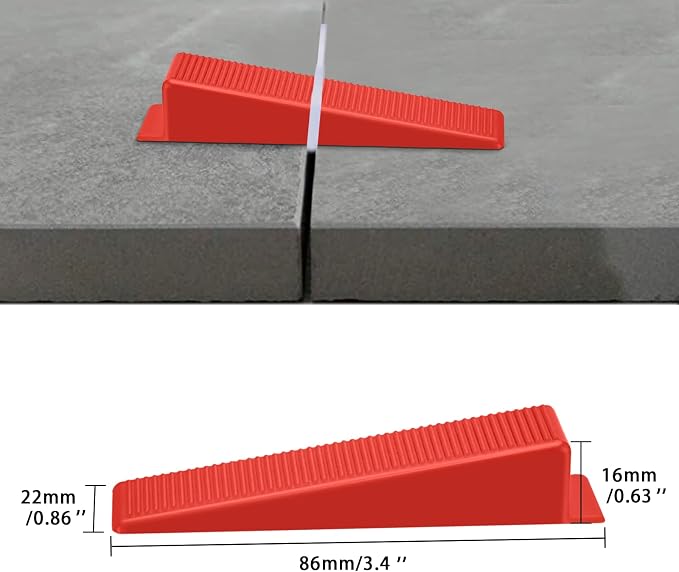 400 Pcs Reusable Tile Leveling System Wedges Suitable - Image 2
