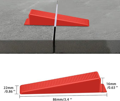 400 Pcs Reusable Tile Leveling System Wedges Suitable - Image 2