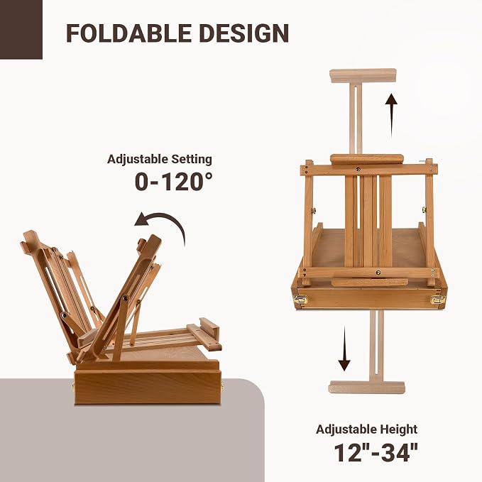 Large Sketchbox Table Top Easel - Image 4