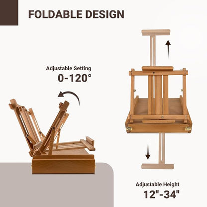 Large Sketchbox Table Top Easel - Image 4
