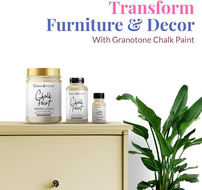 GRANOTONE Chalk Paint for Furniture, Matt-Finish Water-Based Acrylic Paint for - Image 2