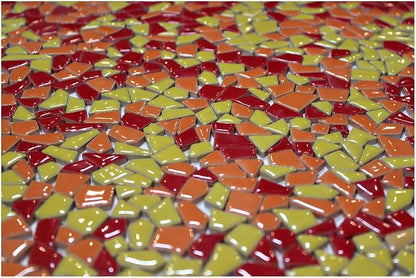 Ceramic Mosaic Tiles for Crafts & Art Projects 200 Grams Vibrant Colors Pieces - Image 2