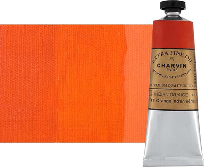 Charvin Extra Fine Oil Paint, Indian Orange 60 mL by Unknown