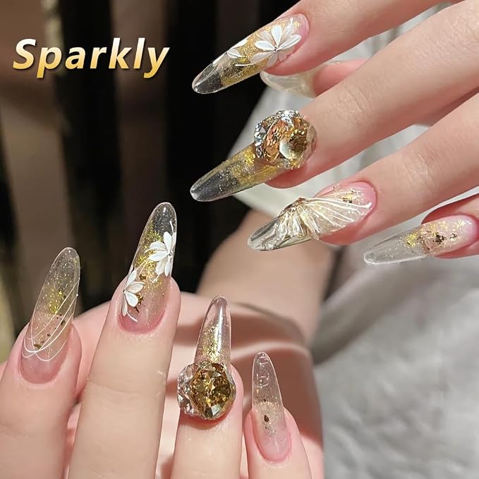 6 Colors Solid Metallic Nail Glitter Powder Set, Holographic Chameleon Sparkly - Image 2