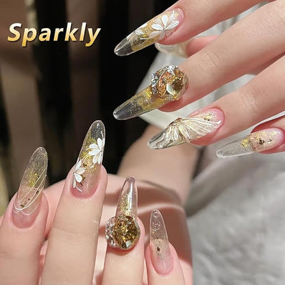 6 Colors Solid Metallic Nail Glitter Powder Set, Holographic Chameleon Sparkly - Image 2