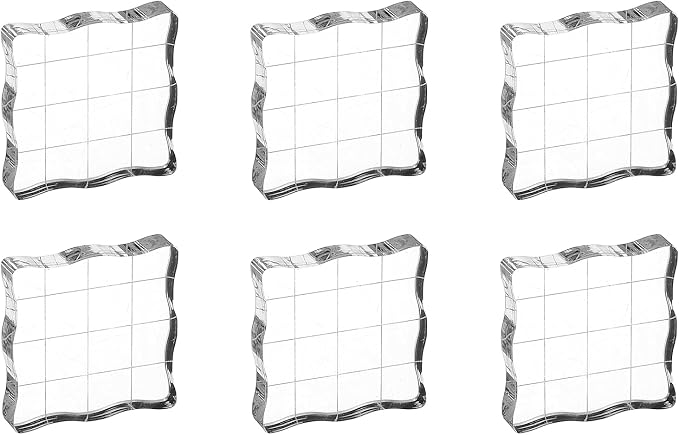 PATIKIL 1.6"x1.6" Acrylic Stamp Block by PATIKIL