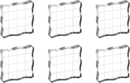 PATIKIL 1.6"x1.6" Acrylic Stamp Block by PATIKIL