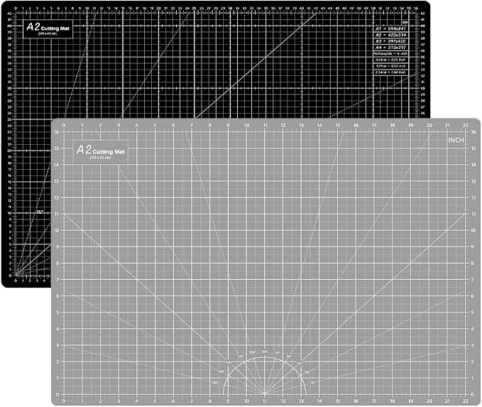 HEADLEY TOOLS 18" x 24" Thickened Self Healing Cutting Mat, A2 Rotary Cutting by HeadleyTools