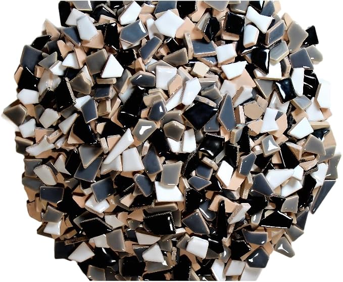 Ceramic Mosaic Tiles for Crafts & Art Projects 200 Grams Vibrant Colors Pieces - Image 6