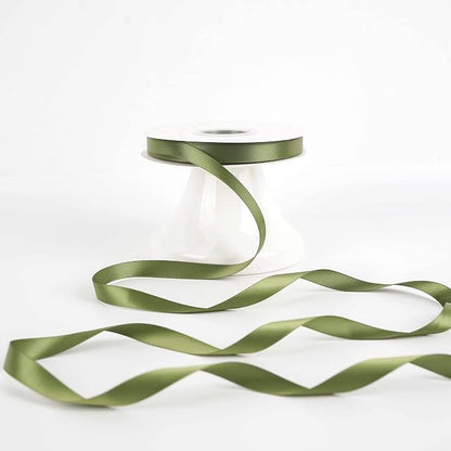 HUIHUANG Moss Green Satin Ribbon 1/2 inch X 50 Yards Continuous, DIY Crafts - Image 8