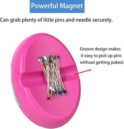 Hilltian 2 Pieces Magnetic Pin Cushion, Magnetic Pin Holder - Image 3
