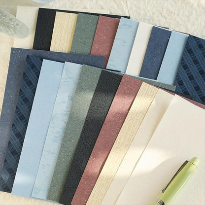 80 Sheets Textured Scrapbook Paper Packs, Scrapbooking, Junk Journals, Card - Image 9