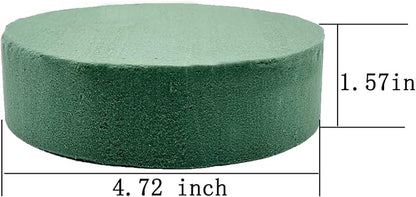 5 Pcs Floral Foam, MYYZMY 4.7 Inch Dry Wet Floral Foam Bricks Round - Image 2