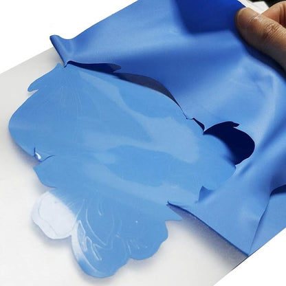 guangyintong Heat Transfer Vinyl Sky Blue HTV Rolls, Matte Surface Sky Blue HTV - Image 4