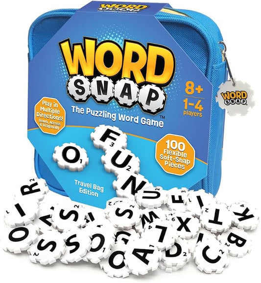 Word Strategy Game with Travel Bag, Word Puzzle by Wordsnap
