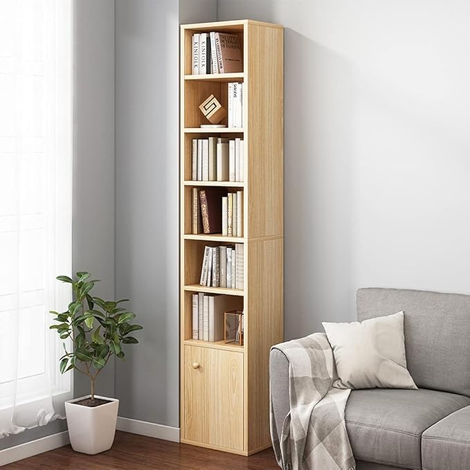 IOTXY Small Narrow Corner Bookcase by IOTXY