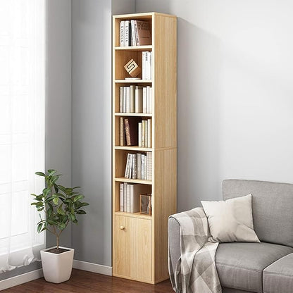 IOTXY Small Narrow Corner Bookcase by IOTXY