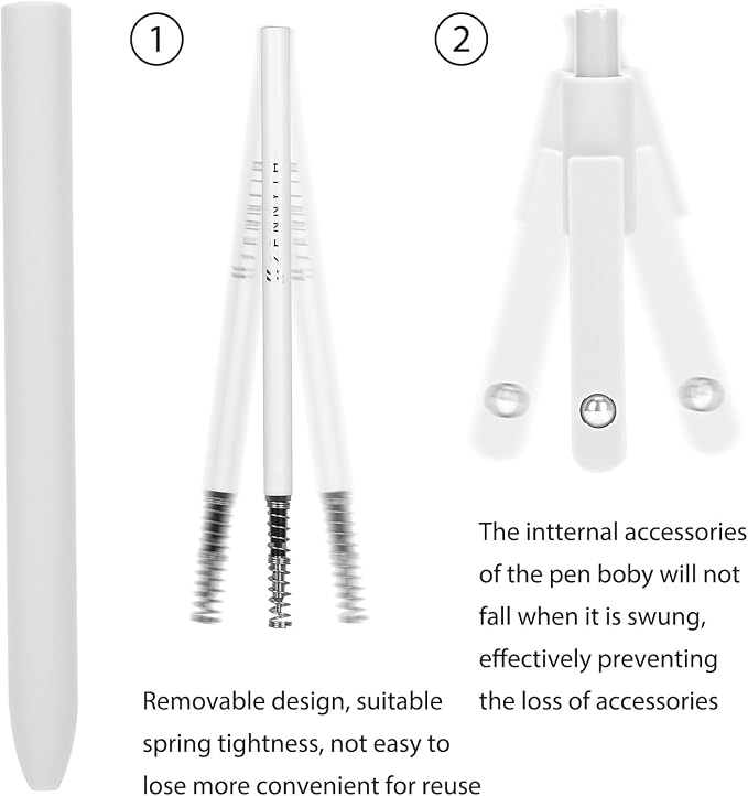 Ddaowanx Gel Pens, 0.5mm Fine Point Quick Dry Black Ink Pens Retractable - Image 3