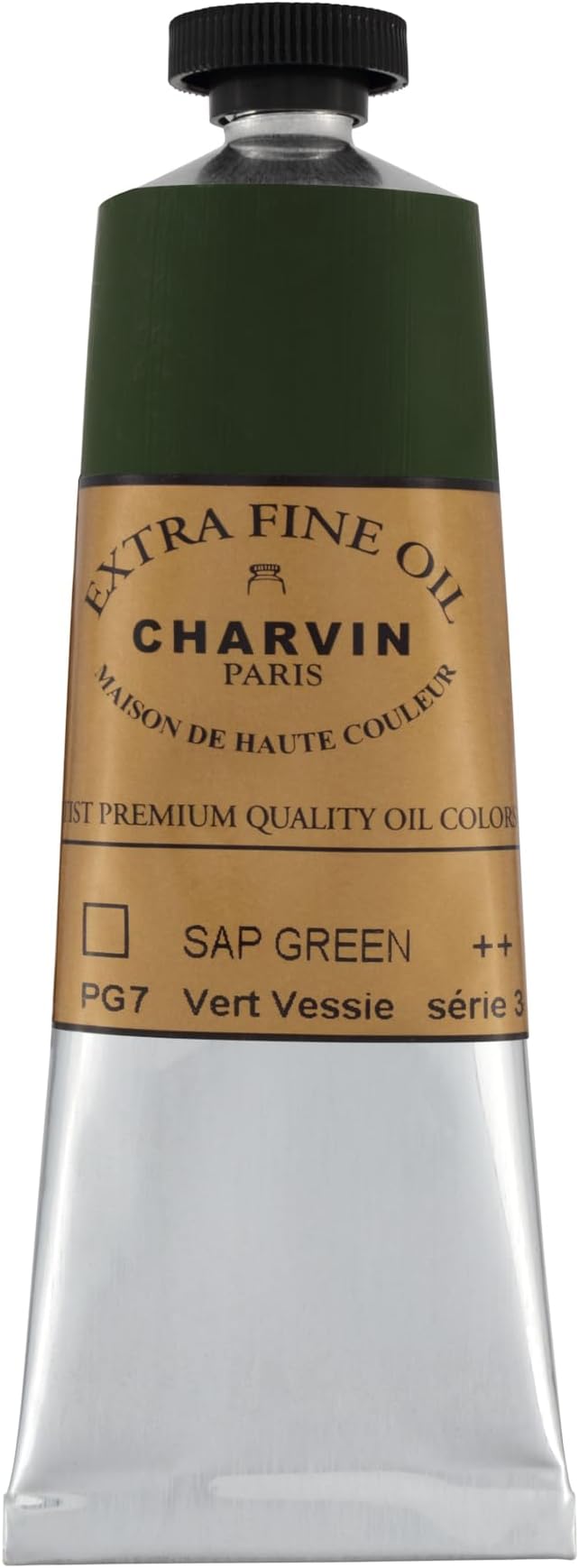 Charvin Extra Fine Oil Paint, Sap Green 60 ml - Image 2